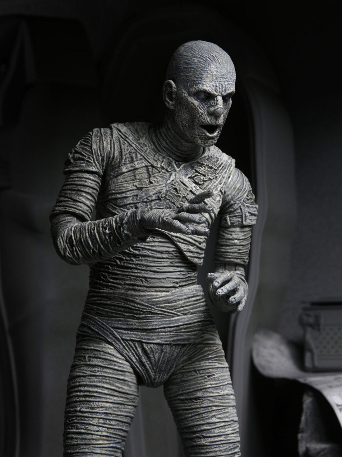BUY THE MUMMY - UNIVERSAL MONSTERS (BLACK &amp; WHITE) 7&quot; ACTION FIGURE | NECA ONLINE AU 