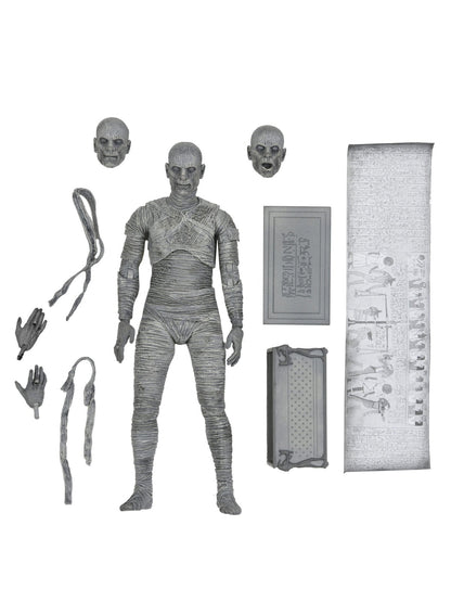 BUY THE MUMMY - UNIVERSAL MONSTERS (BLACK &amp; WHITE) 7&quot; ACTION FIGURE | NECA ONLINE AU 