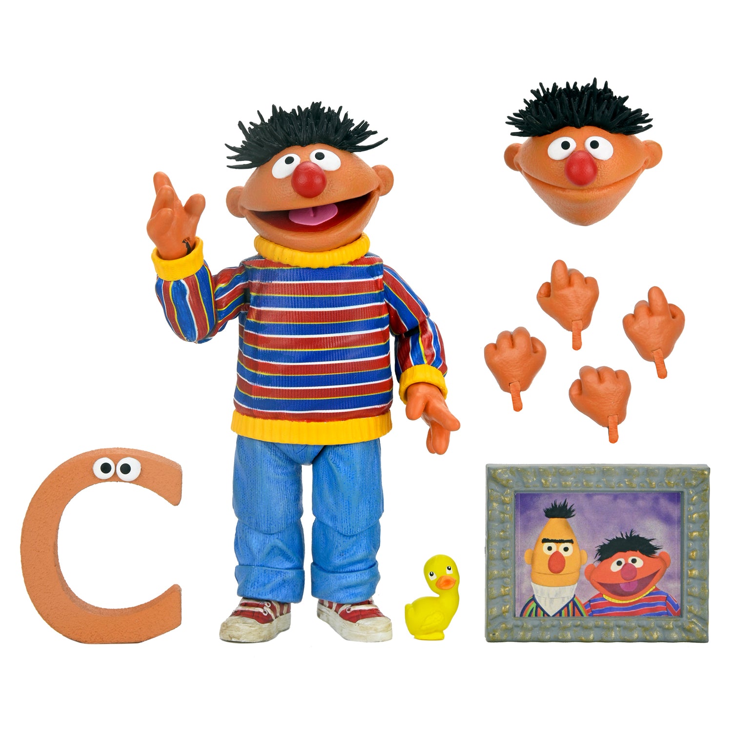 BUY NOW - SESAME STREET - ERNIE 6&quot; SCALE ACTION FIGURE | NECAONLINE AU