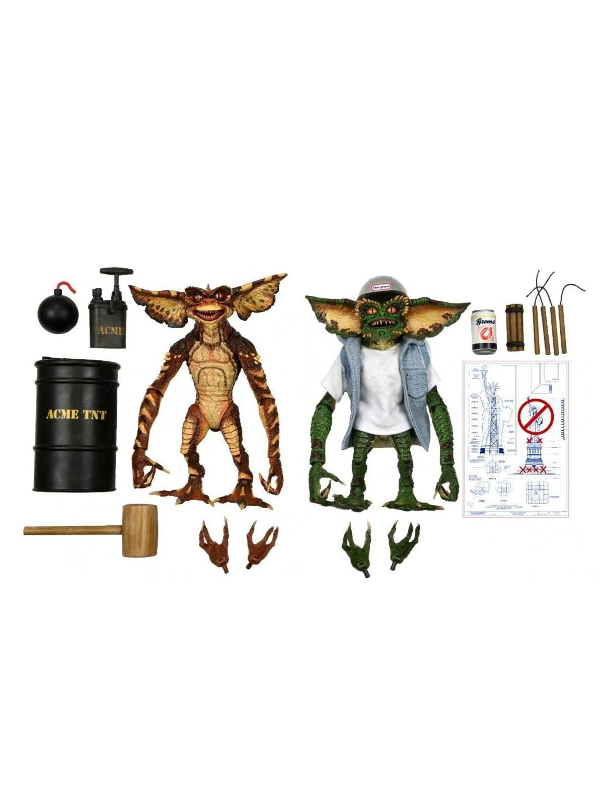 BUY GREMLINS - DEMOLITION GREMLIN ULTIMATE 2 PACK - 7&quot; ACTION FIGURES | NECA ONLINE AU