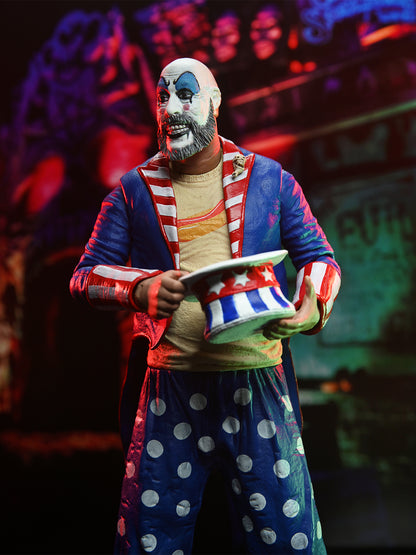 BUY NOW HOUSE OF 1000 CORPSES - CAPTAIN SPAULDING TAILCOAT 20TH ANNIVERSARY | NECA ONLINE 