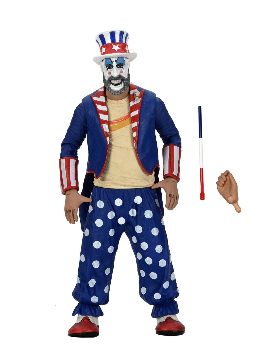 BUY NOW HOUSE OF 1000 CORPSES - CAPTAIN SPAULDING TAILCOAT 20TH ANNIVERSARY | NECA ONLINE 
