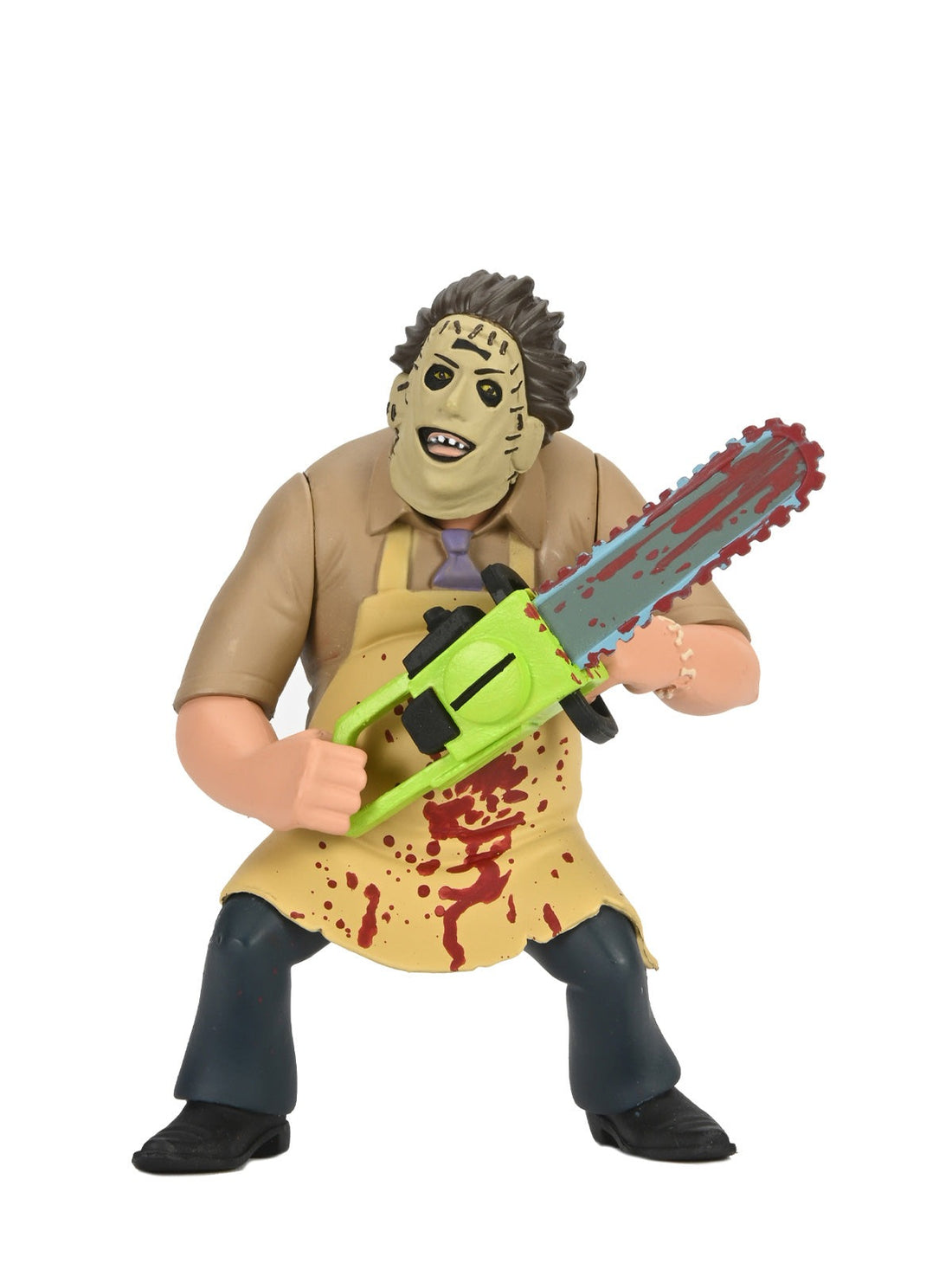 BUY NOW - TEXAS CHAINSAW MASSACRE - TOONY TERRORS 50TH ANNIV. LEATHERFACE (BLOODY) - 6&quot; SCALE ACTION FIGURE | NECA ONLINE 