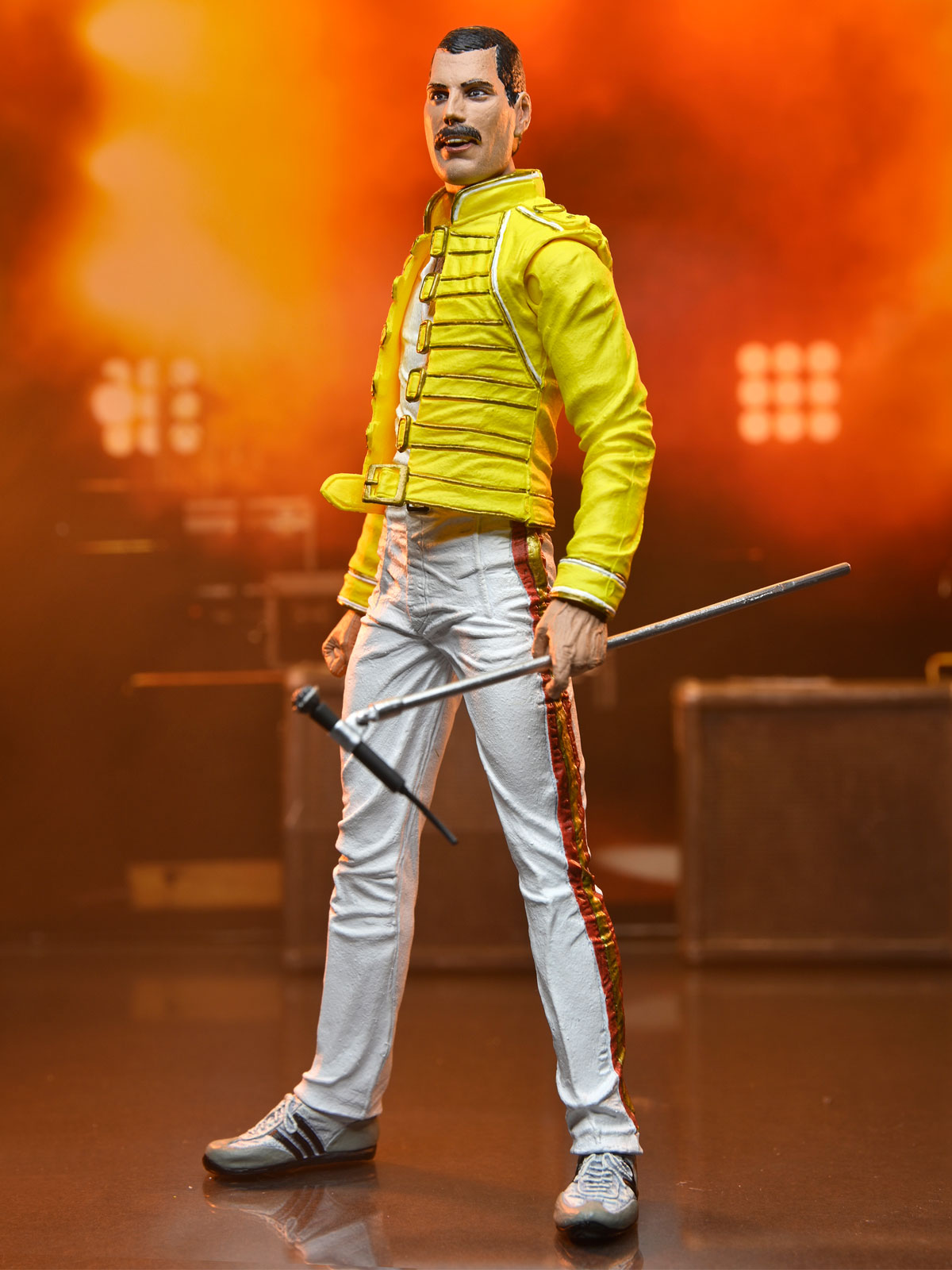 BUY FREDDIE MERCURY (QUEEN) YELLOW JACKET - 8&quot; CLOTHED ACTION FIGURE | NECA ONLINE AU