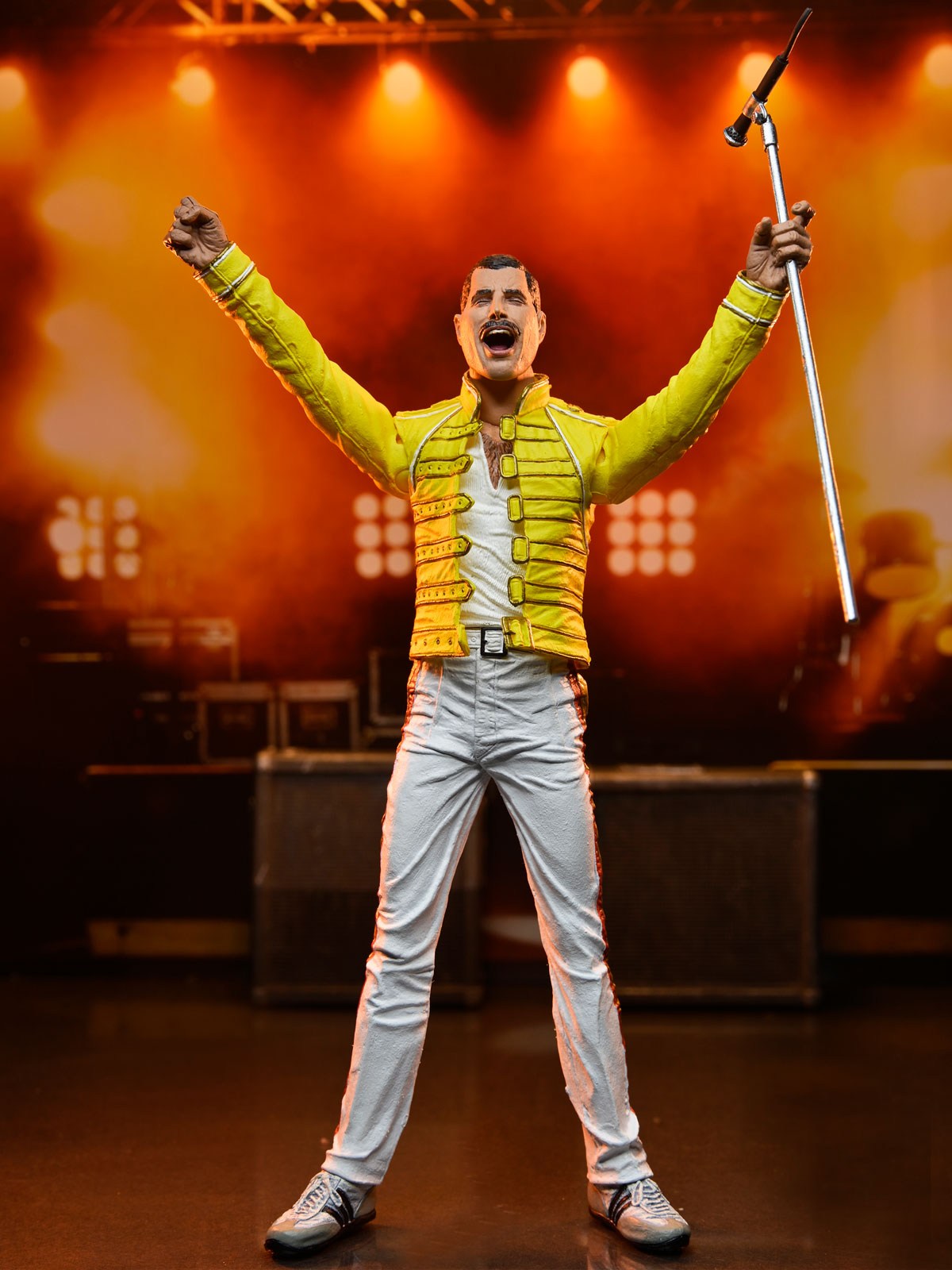 BUY FREDDIE MERCURY (QUEEN) YELLOW JACKET - 8&quot; CLOTHED ACTION FIGURE | NECA ONLINE AU