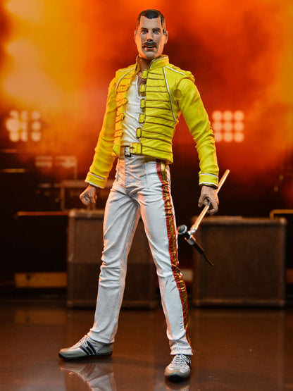 BUY FREDDIE MERCURY (QUEEN) YELLOW JACKET - 8&quot; CLOTHED ACTION FIGURE | NECA ONLINE AU