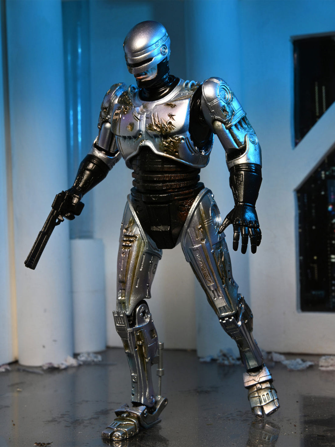 BUY ROBOCOP ULTIMATE BATTLE DAMAGED WITH CHAIR 7&quot; ACTION FIGURE | NECA ONLINE AU