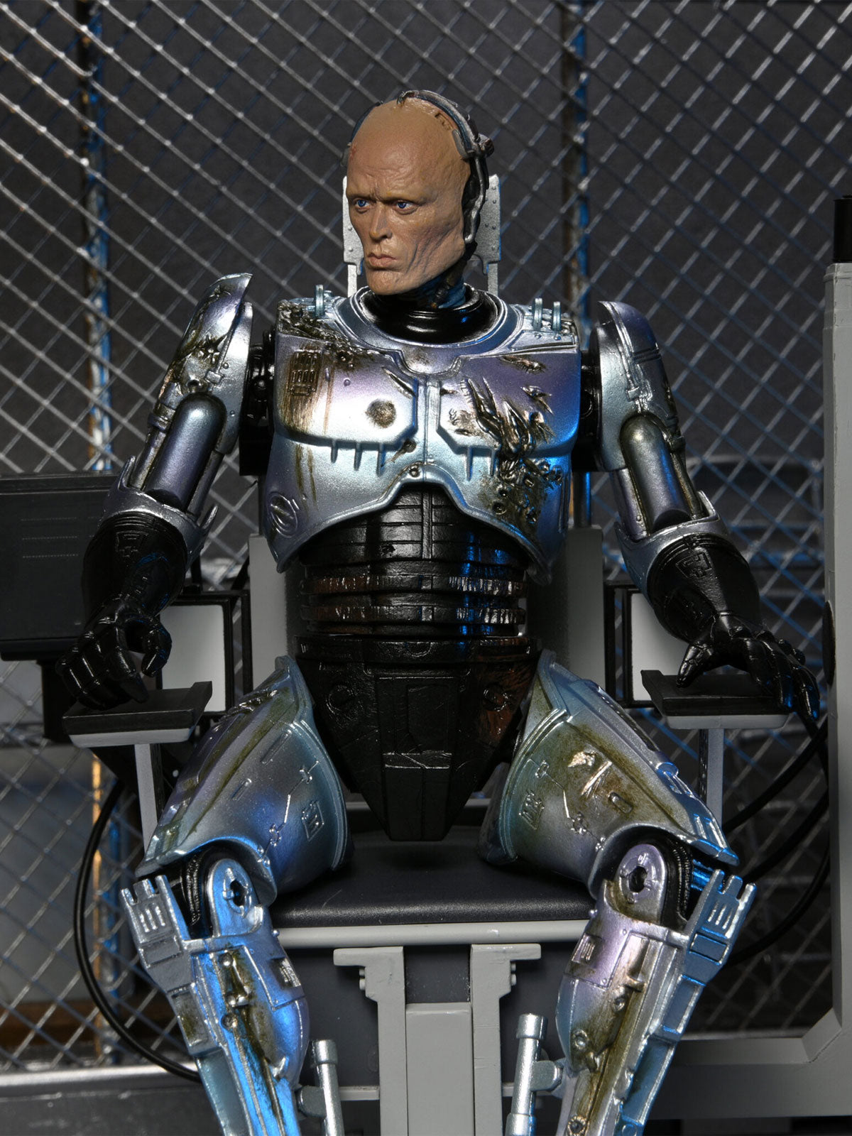 BUY ROBOCOP ULTIMATE BATTLE DAMAGED WITH CHAIR 7&quot; ACTION FIGURE | NECA ONLINE AU