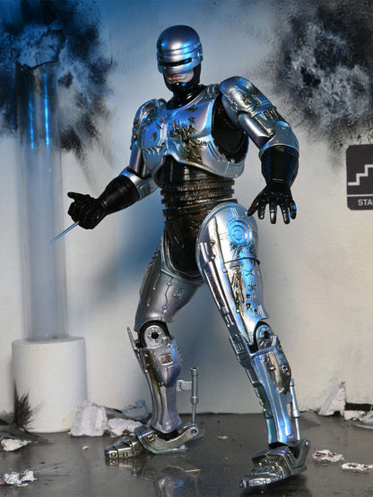 BUY ROBOCOP ULTIMATE BATTLE DAMAGED WITH CHAIR 7&quot; ACTION FIGURE | NECA ONLINE AU