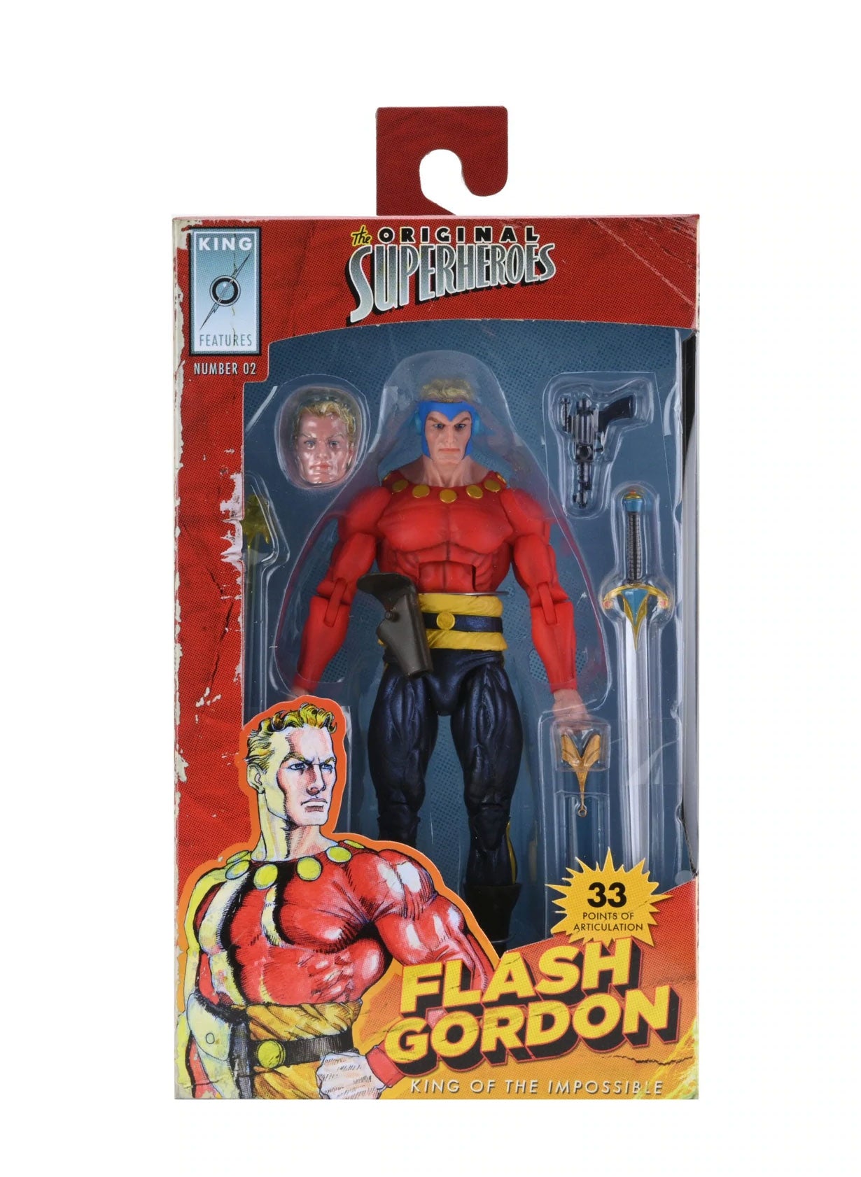 BUY FLASH GORDON KING FEATURES (1980) 7&quot; ACTION FIGURE | NECA ONLINE AU