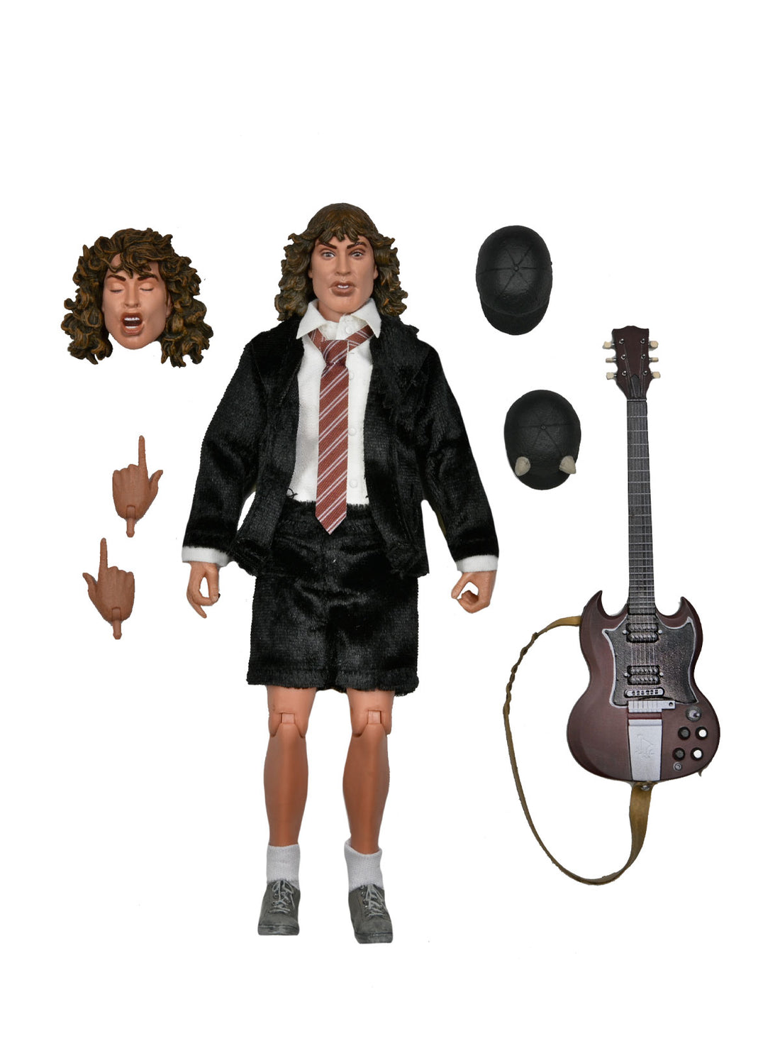 BUY AC/DC - ANGUS YOUNG HIGHWAY TO HELL 8&quot; CLOTHED ACTION FIGURE | NECA ONLINE AU 