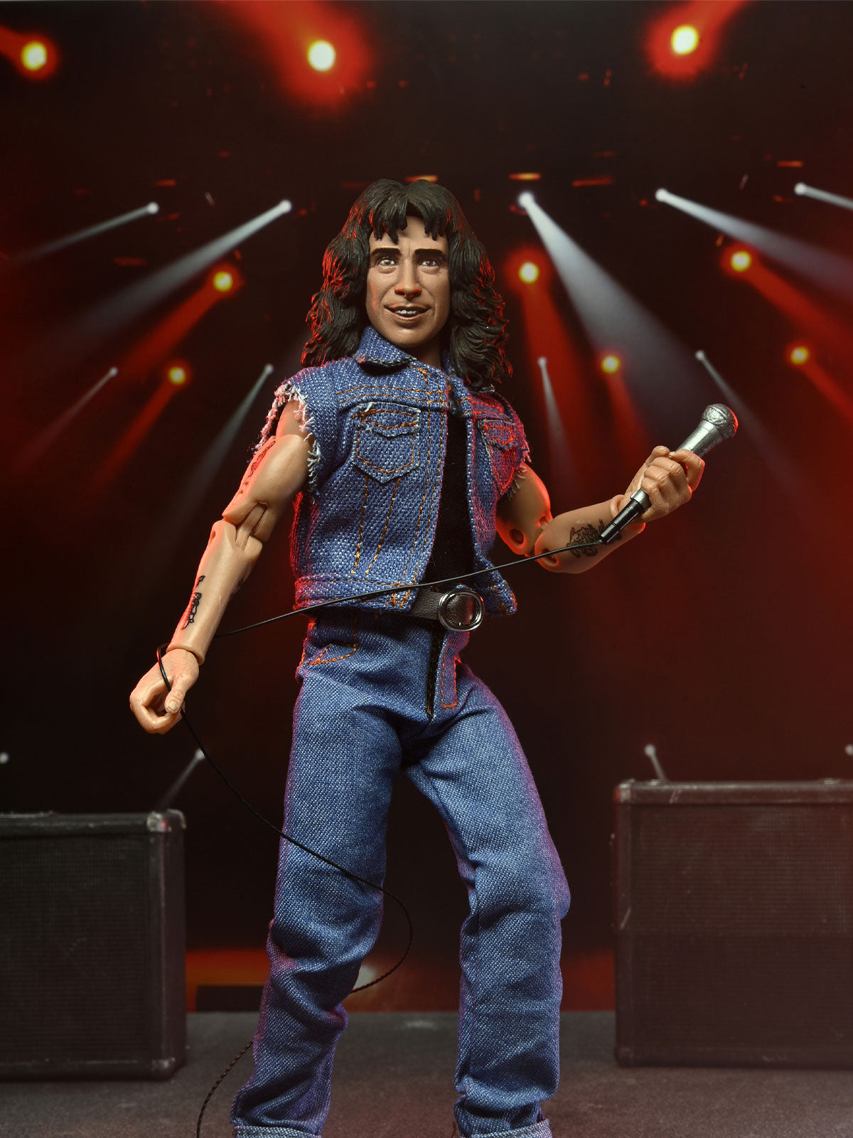 BUY AC/DC - BON SCOTT 8&quot; CLOTHED ACTION FIGURE | NECA ONLINE AU 