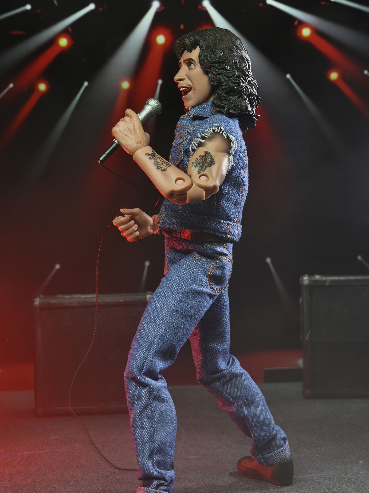 BUY AC/DC - BON SCOTT 8&quot; CLOTHED ACTION FIGURE | NECA ONLINE AU 