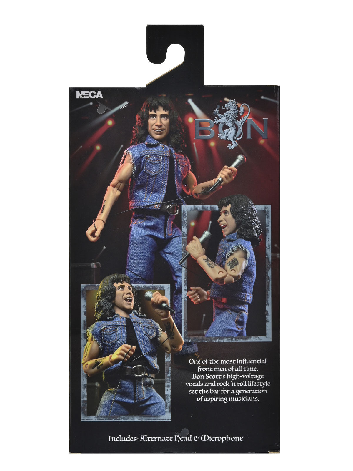 BUY AC/DC - BON SCOTT 8&quot; CLOTHED ACTION FIGURE | NECA ONLINE AU 