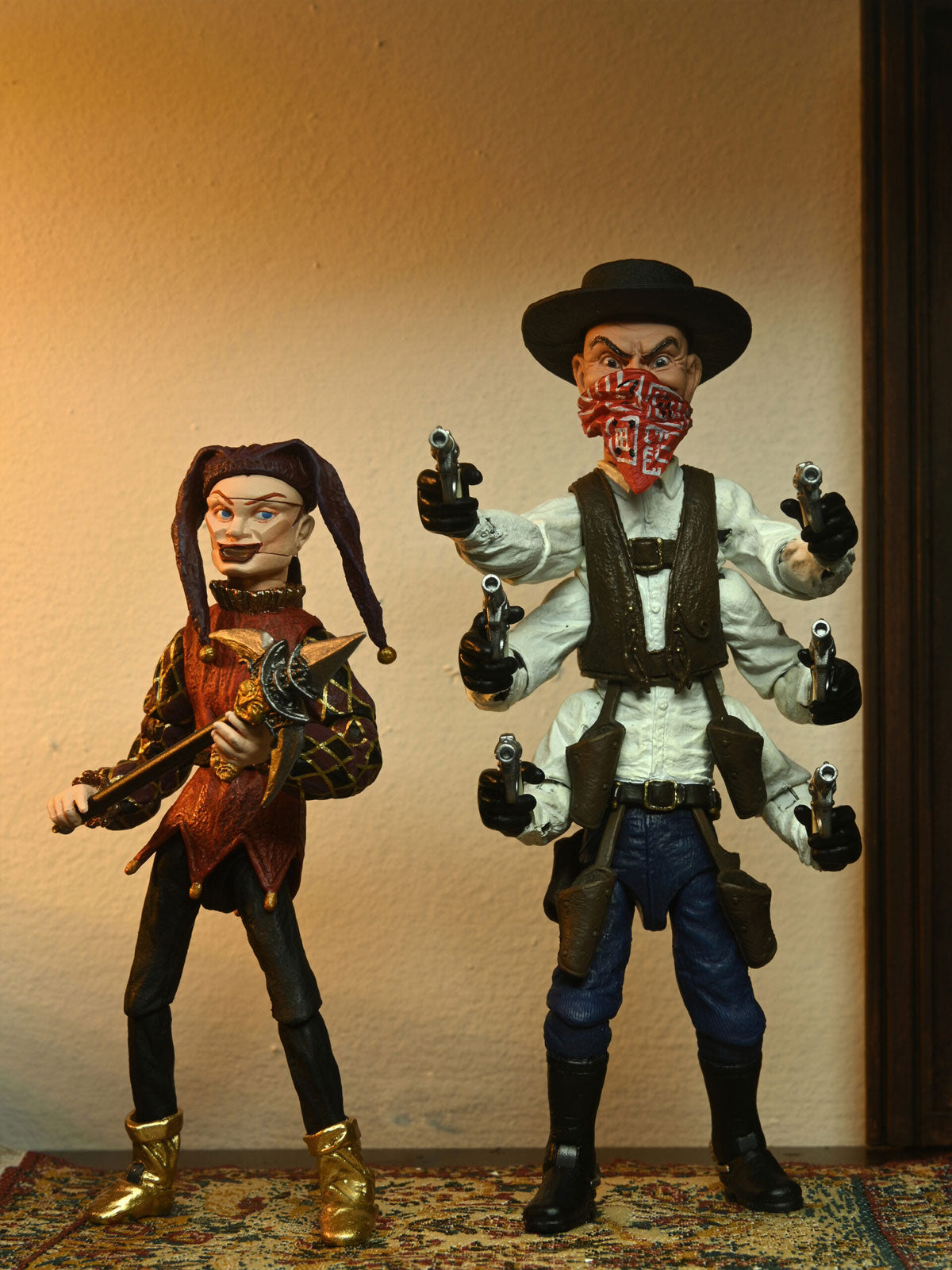 BUY PUPPET MASTER - ULTIMATE SIX-SHOOTER &amp; JESTER 2 PACK 7&quot; ACTION FIGURES | NECA ONLINE AU