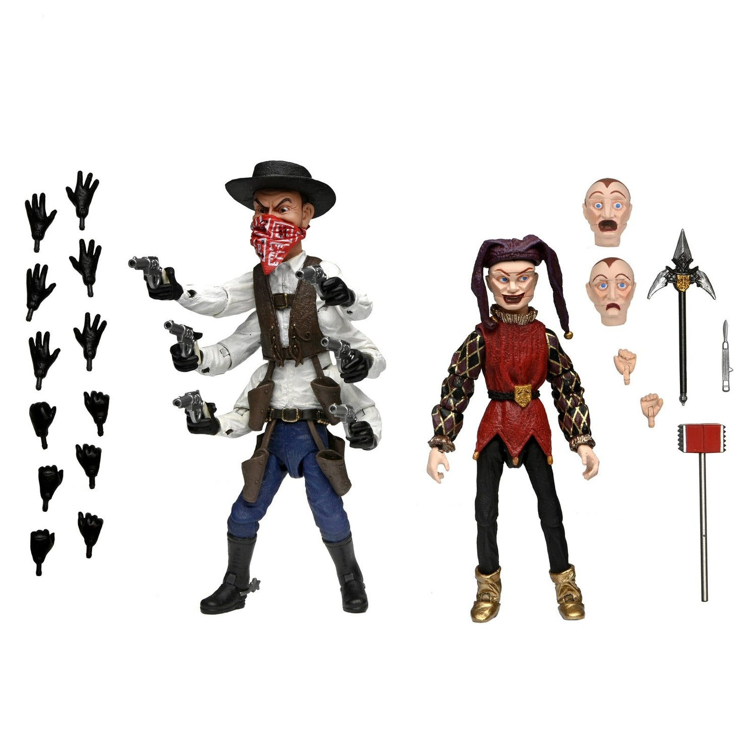 BUY PUPPET MASTER - ULTIMATE SIX-SHOOTER &amp; JESTER 2 PACK 7&quot; ACTION FIGURES | NECA ONLINE AU