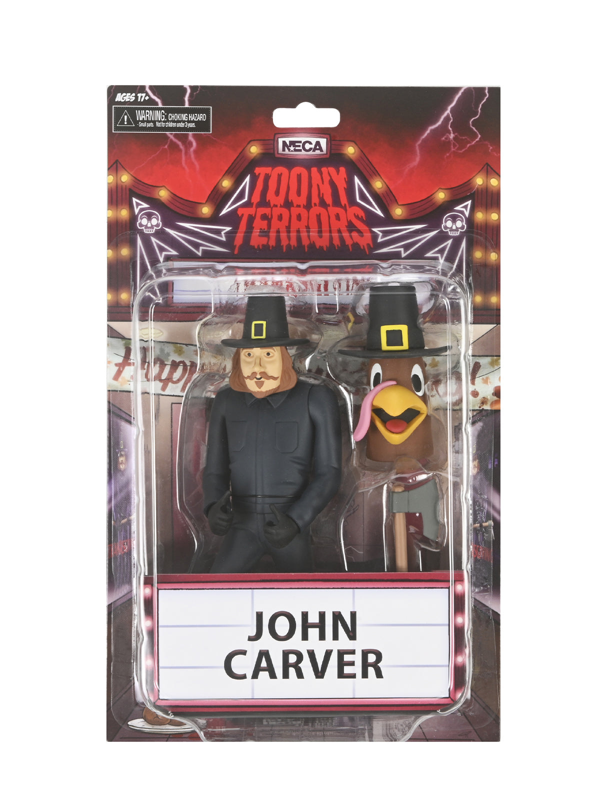 BUY NOW THANKSGIVING - JOHN CARVER TOONY TERRORS 6&quot;SCALE ACTION FIGURE| NECA ONLINE