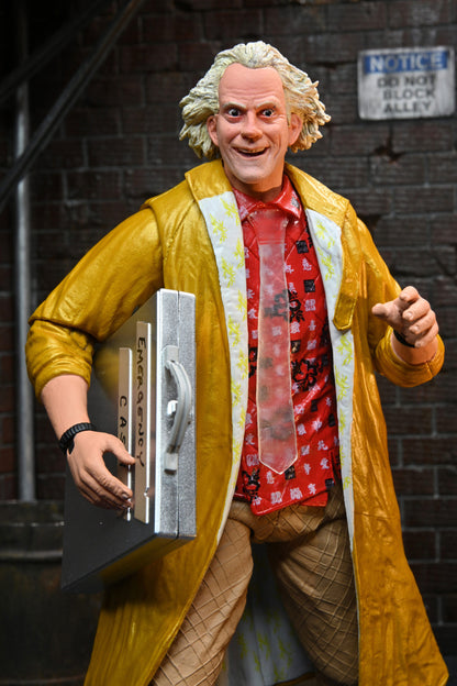 BUY BACK TO THE FUTURE 2: DOC BROWN ULTIMATE 7&quot; ACTION FIGURE| NECA ONLINE AU