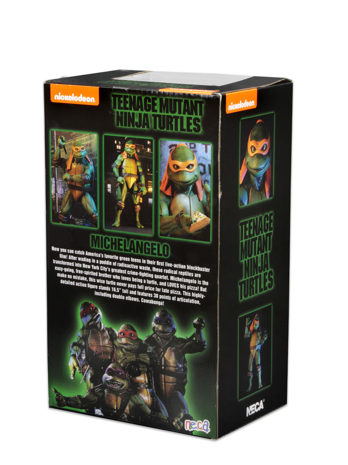 BUY TMNT (1990 MOVIE) - MICHELANGELO 1/4TH SCALE ACTION FIGURE | NECA ONLINE AU