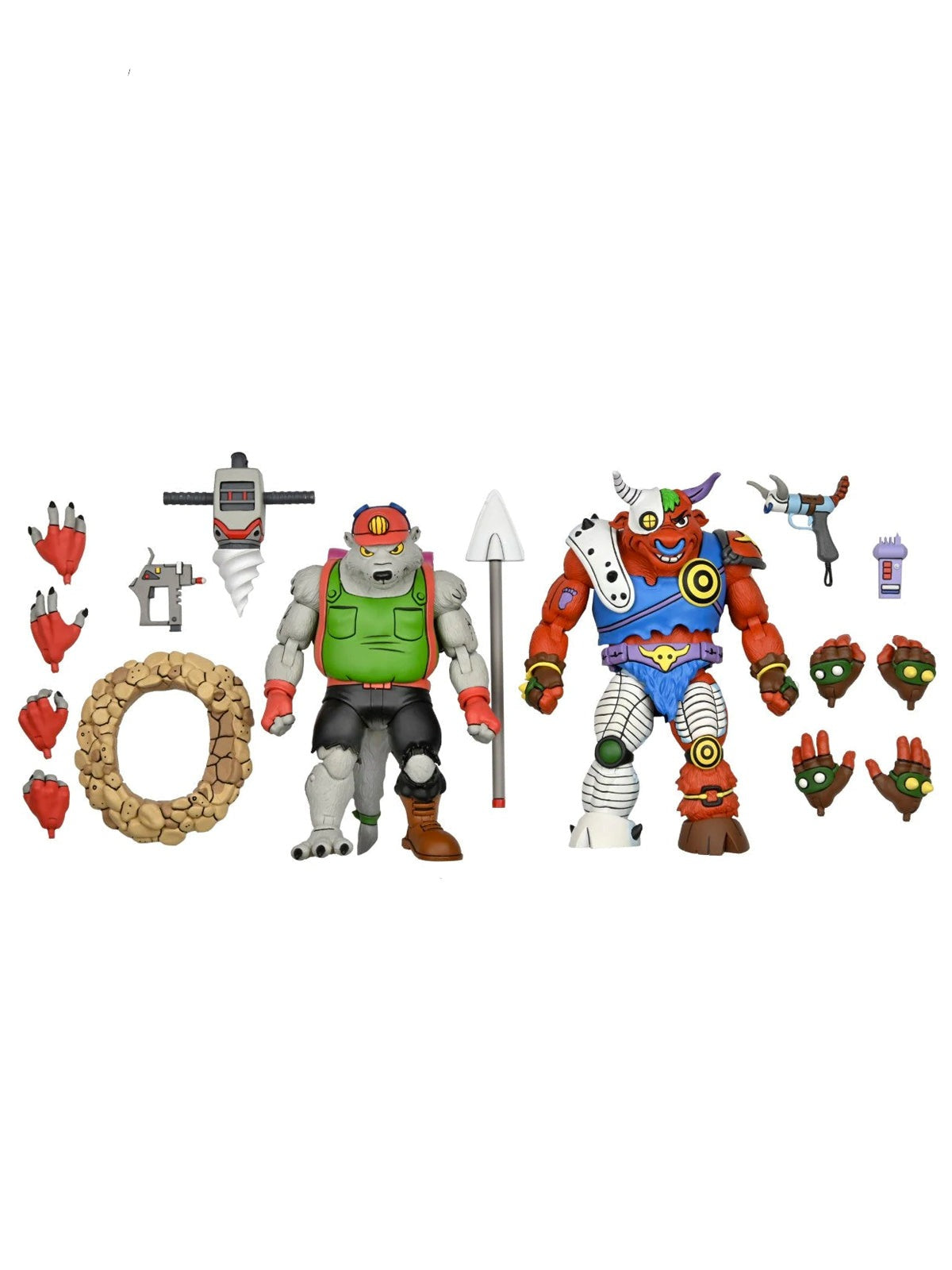 BUY TMNT - DIRTBAG AND GROUNDCHUCK (CARTOON) 2 PACK - 7&quot; ACTION FIGURES | NECA ONLINE AU