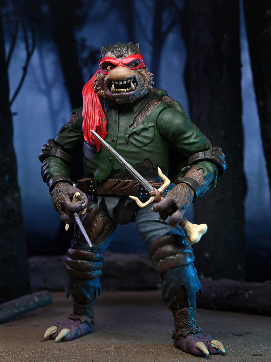 BUY NOW - TMNT RAPHAEL AS THE WOLFMAN - UNIVERSAL MONSTERS 7&quot; SCALE ACTION FIGURE |NECA ONLINE