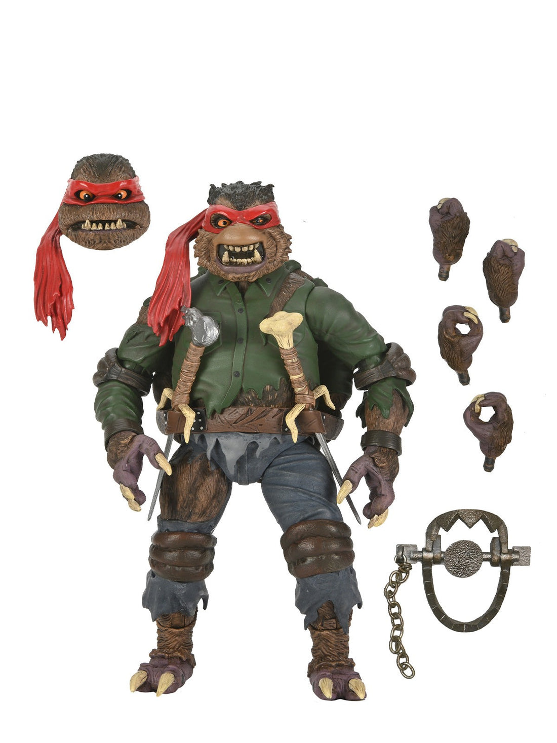 BUY NOW - TMNT RAPHAEL AS THE WOLFMAN - UNIVERSAL MONSTERS 7&quot; SCALE ACTION FIGURE |NECA ONLINE