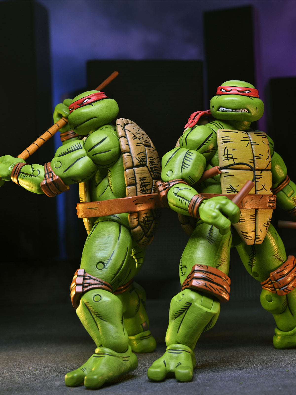 NECA TMNT all four Leonardo popular Donatello Raphael Michelangelo