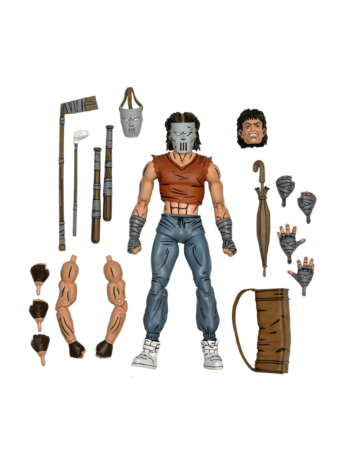 BUY NOW - TMNT - CASEY JONES IN RED SHIRT MIRAGE COMICS 7&quot; ACTION FIGURE | NECA ONLINE