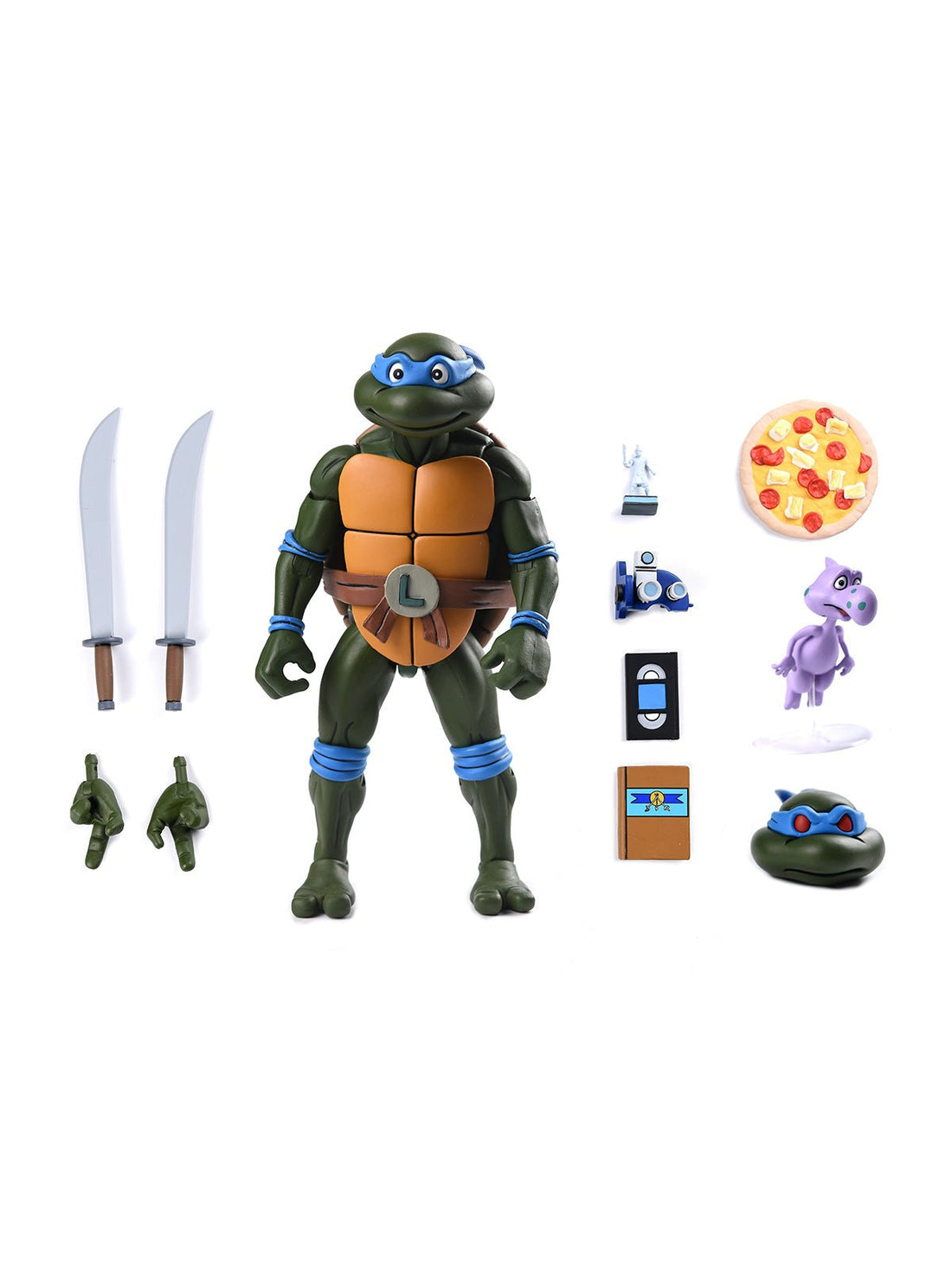 BUY NOW - TMNT ULTIMATE LEONARDO (VHS) 7&quot; SCALE ACTION FIGURE | NECA ONLINE AU 