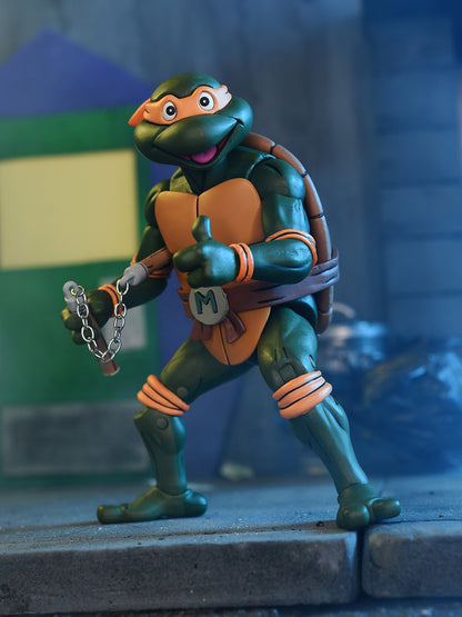 BUY NOW - TMNT ULTIMATE MICHELANGELO (VHS) 7&quot; SCALE ACTION FIGURE | NECA ONLINE AU 