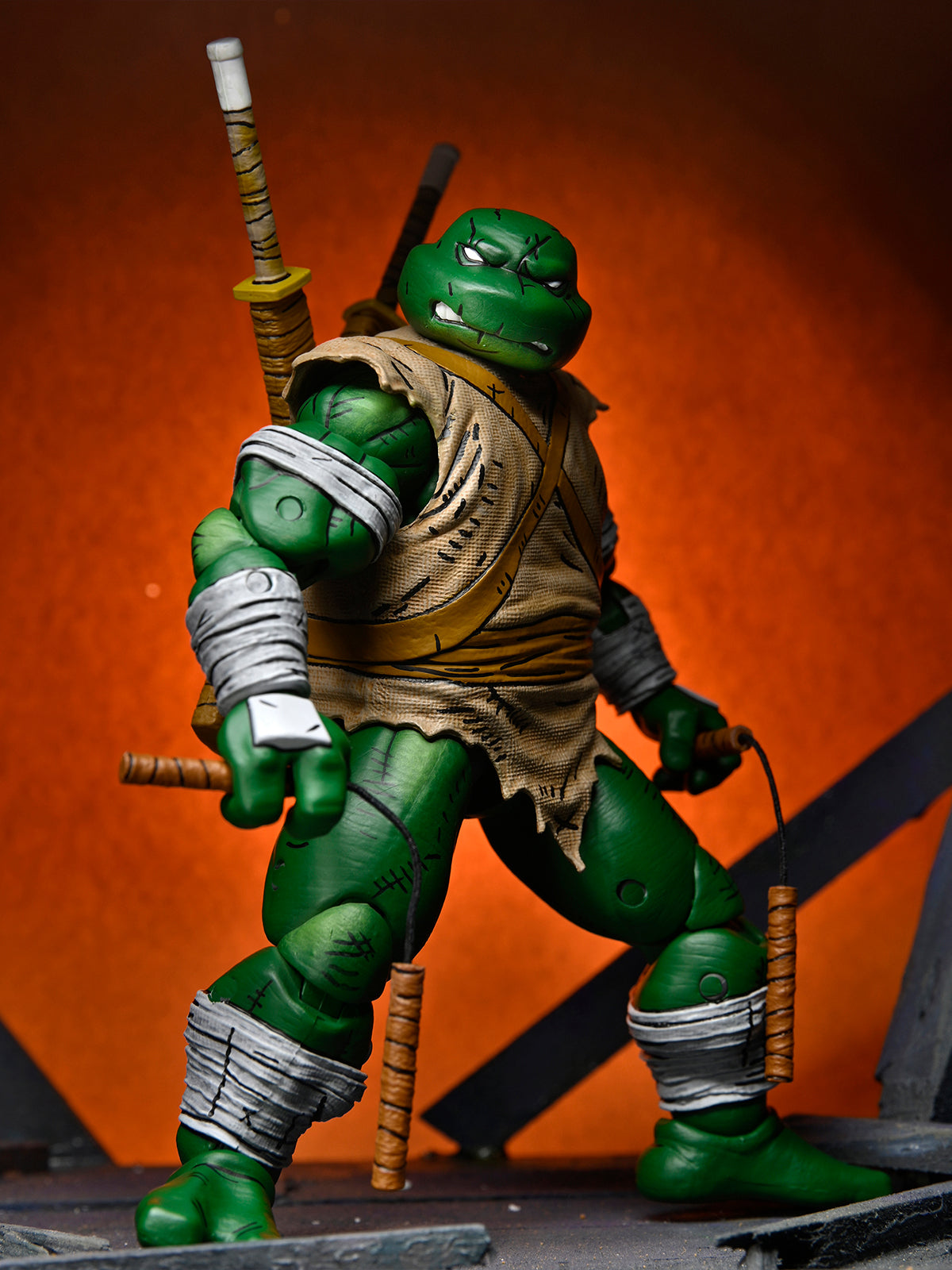 BUY NOW - TMNT - MICHELANGELO THE WANDERER (MIRAGE COMICS) - 7&quot; ACTION FIGURE | NECA ONLINE 