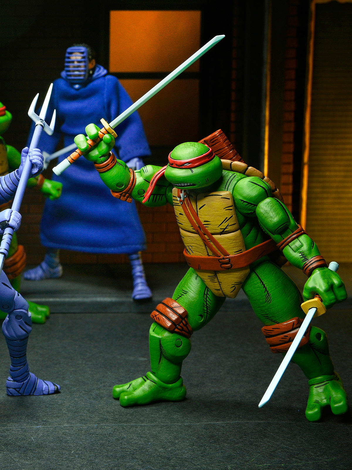 BUY NOW - TMNT MIRAGE COMICS - LEONARDO - 7&quot; SCALE ACTION FIGURE | NECAONLINE AU