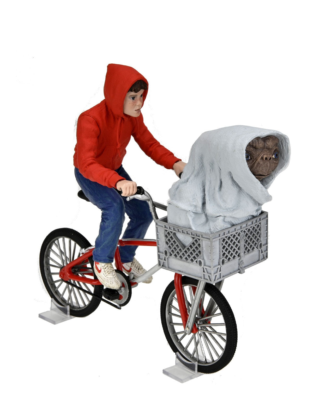 BUY E.T. &amp; ELLIOTT ON BICYCLE - 40TH ANNIVERSARY 7&quot; ACTION FIGURE | NECA ONLINE AU