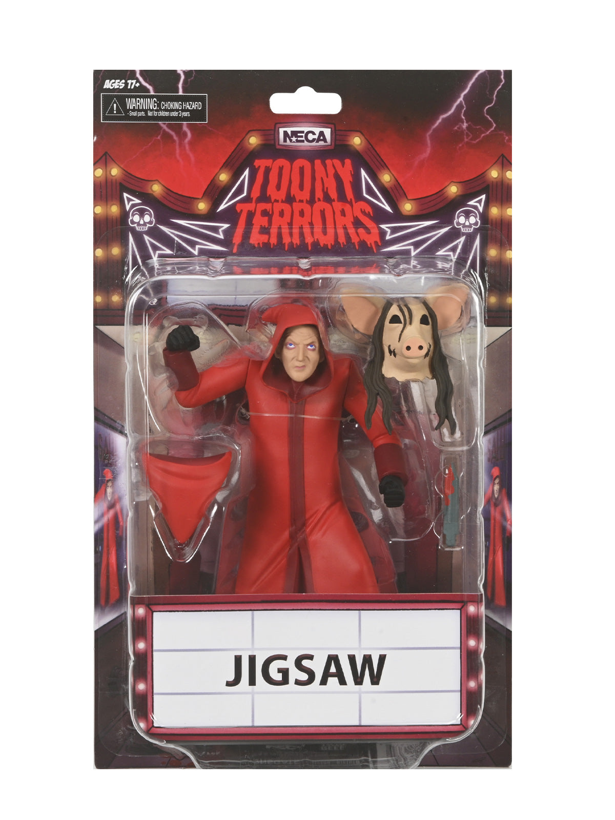 BUY NOW - SAW - JIGSAW KILLER (RED ROBE) TOONY TERRORS 6&quot; SCALE ACTION FIGURE | NECA ONLINE 