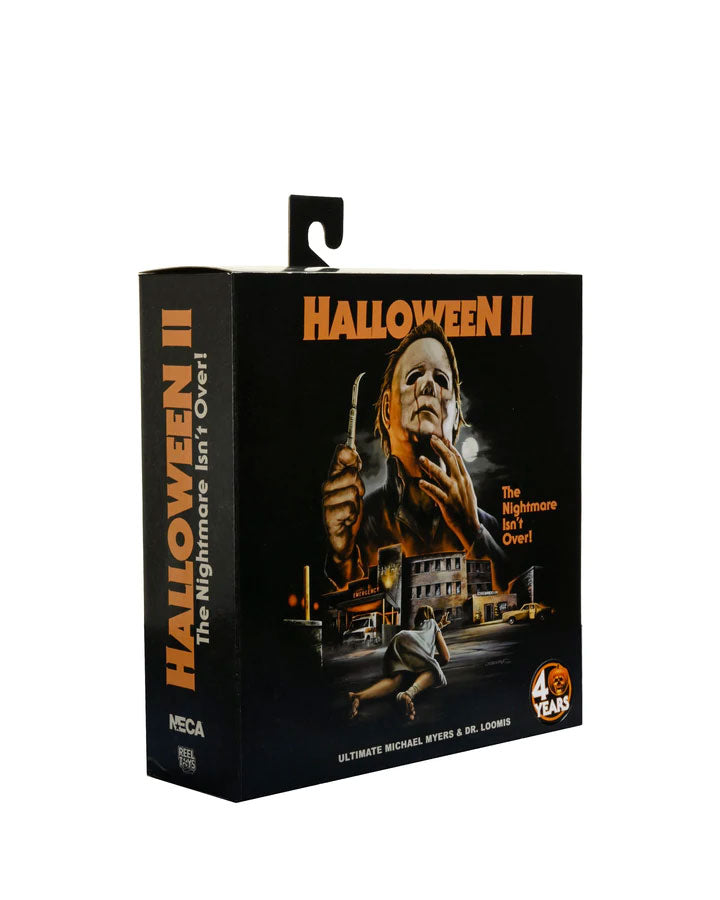 BUY HALLOWEEN - MICHAEL MYERS &amp; DR LOOMIS ULTIMATE 2 PACK 7&quot; ACTION FIGURES | NECA ONLINE AU