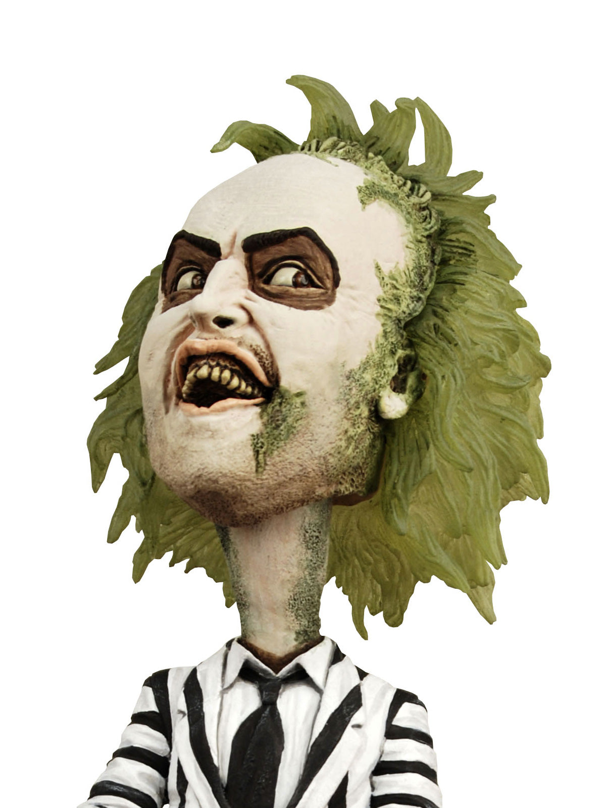 BUY NOW - BEETLEJUICE (1988) - STRIPED SUIT BEETLEJUICE HEAD KNOCKER | NECAONLINE AU 