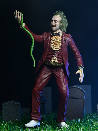 BUY NOW - BEETLEJUICE (1988) - RED TUXEDO BEETLEJUICE - 7&quot; SCALE ACTION FIGURE | NECAONLINE AU