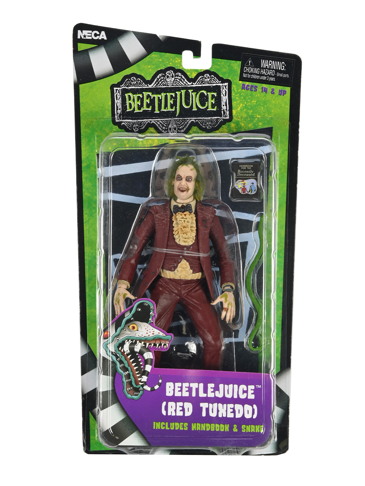 BUY NOW - BEETLEJUICE (1988) - RED TUXEDO BEETLEJUICE - 7&quot; SCALE ACTION FIGURE | NECAONLINE AU