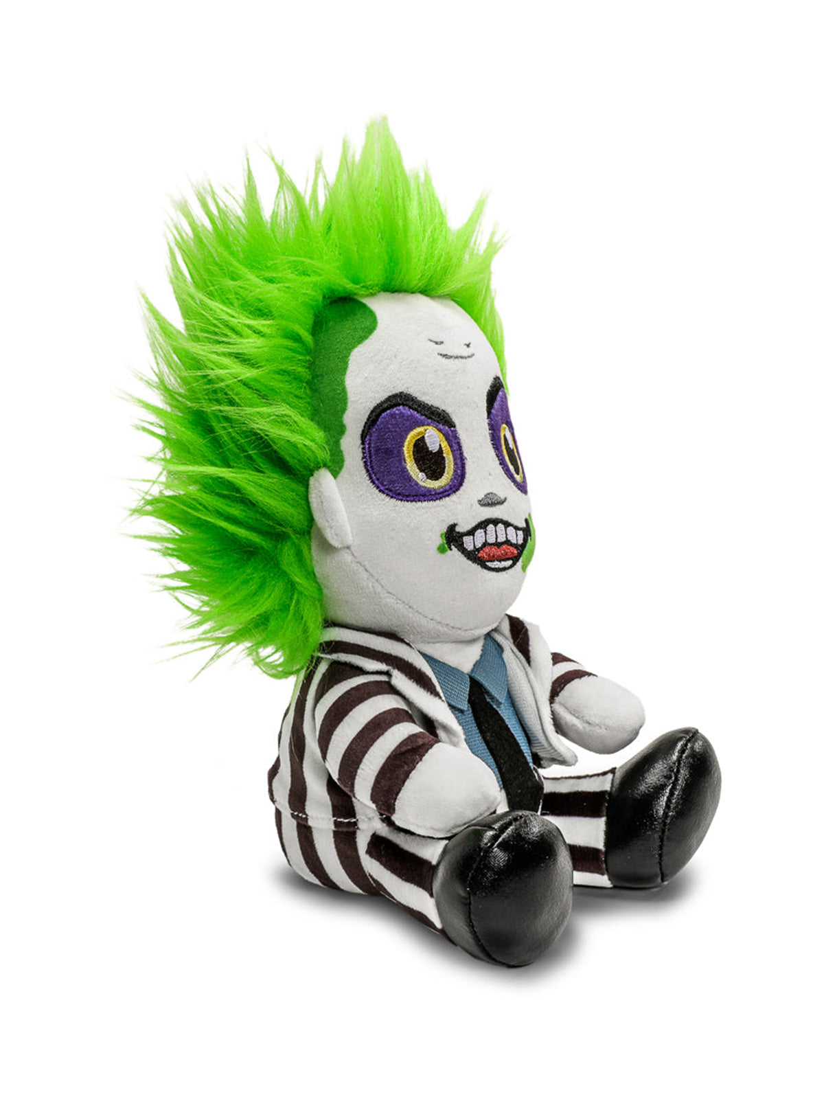 BUY NOW = BEETLEJUICE (SITTING) IN STRIPED OUTFIT - PLUSH PHUNNY | NECA ONLINE AU