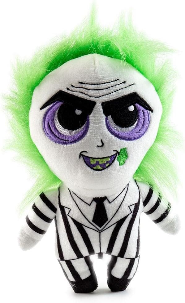 BUY NOW = BEETLEJUICE (SITTING) IN STRIPED OUTFIT - PLUSH PHUNNY | NECA ONLINE AU