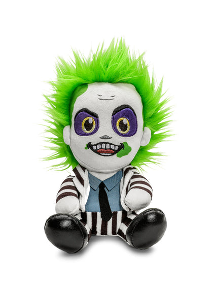 BUY NOW = BEETLEJUICE (SITTING) IN STRIPED OUTFIT - PLUSH PHUNNY | NECA ONLINE AU