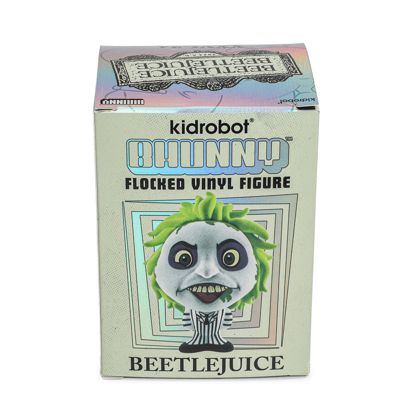 BEETLEJUICE BEETLEJUICE (2024) BHUNNY FLOCKED (STRIPED SUIT) 4" STYL