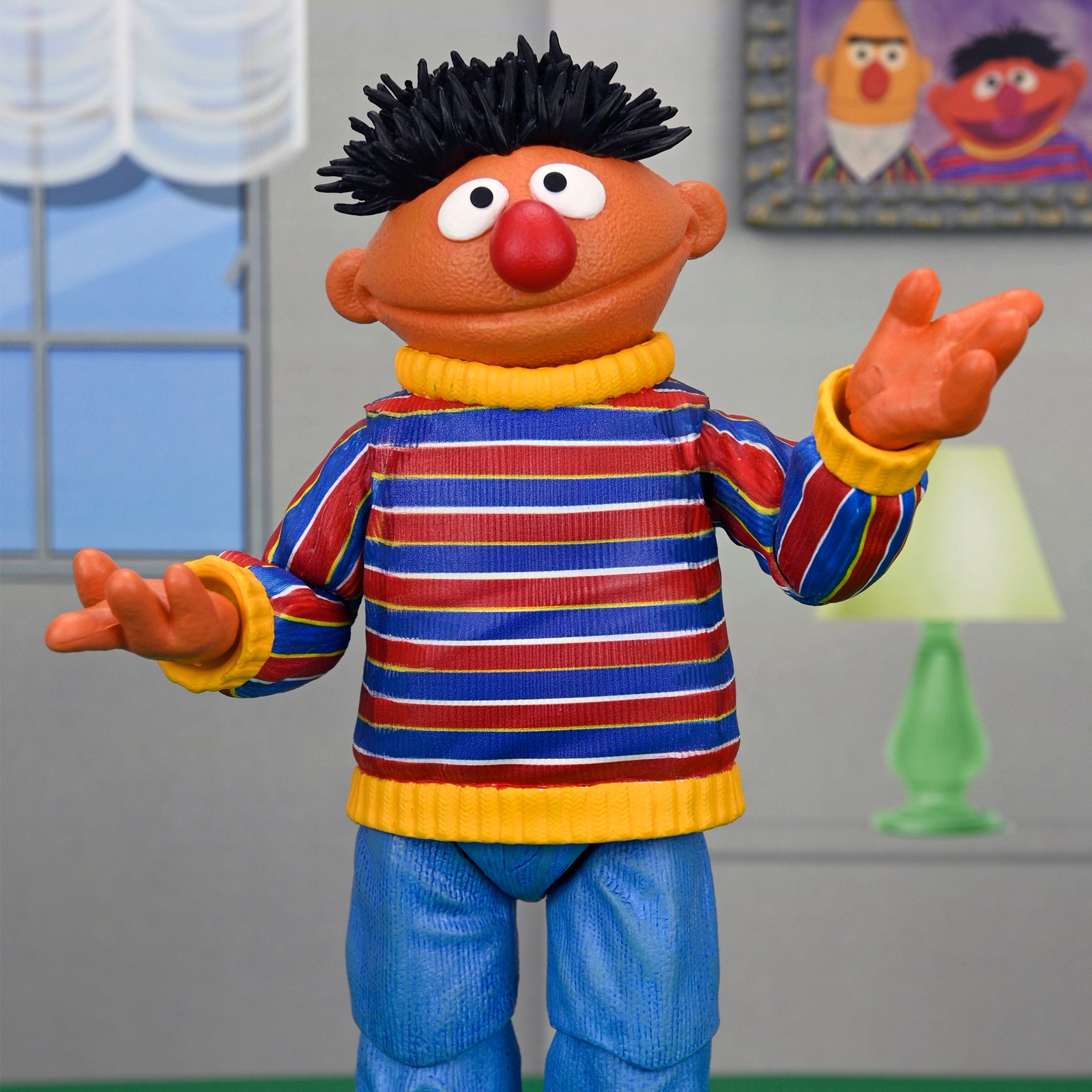 BUY NOW - SESAME STREET - ERNIE 6&quot; SCALE ACTION FIGURE | NECAONLINE AU