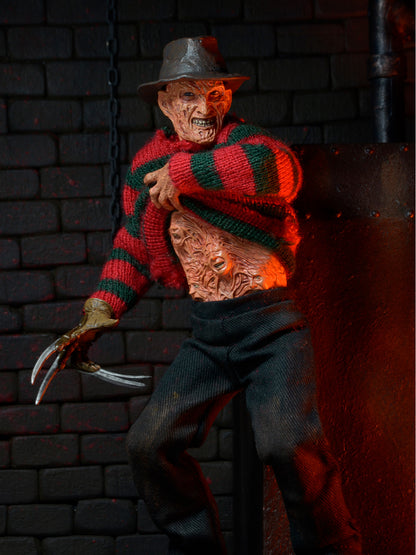 NIGHTMARE ON ELM STREET - DREAM WARRIORS FREDDY - 8&quot; CLOTHED FIGURE