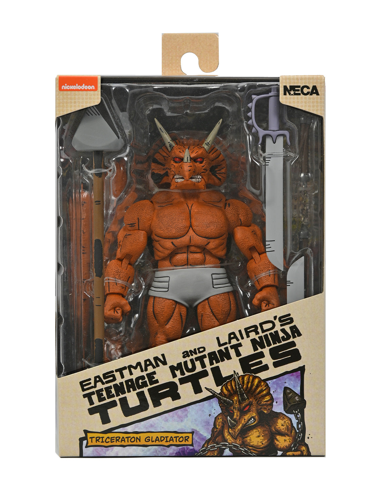 TMNT (MIRAGE COMICS) TRICERATON GLADIATOR - 7&quot; SCALE ACTION FIGURE