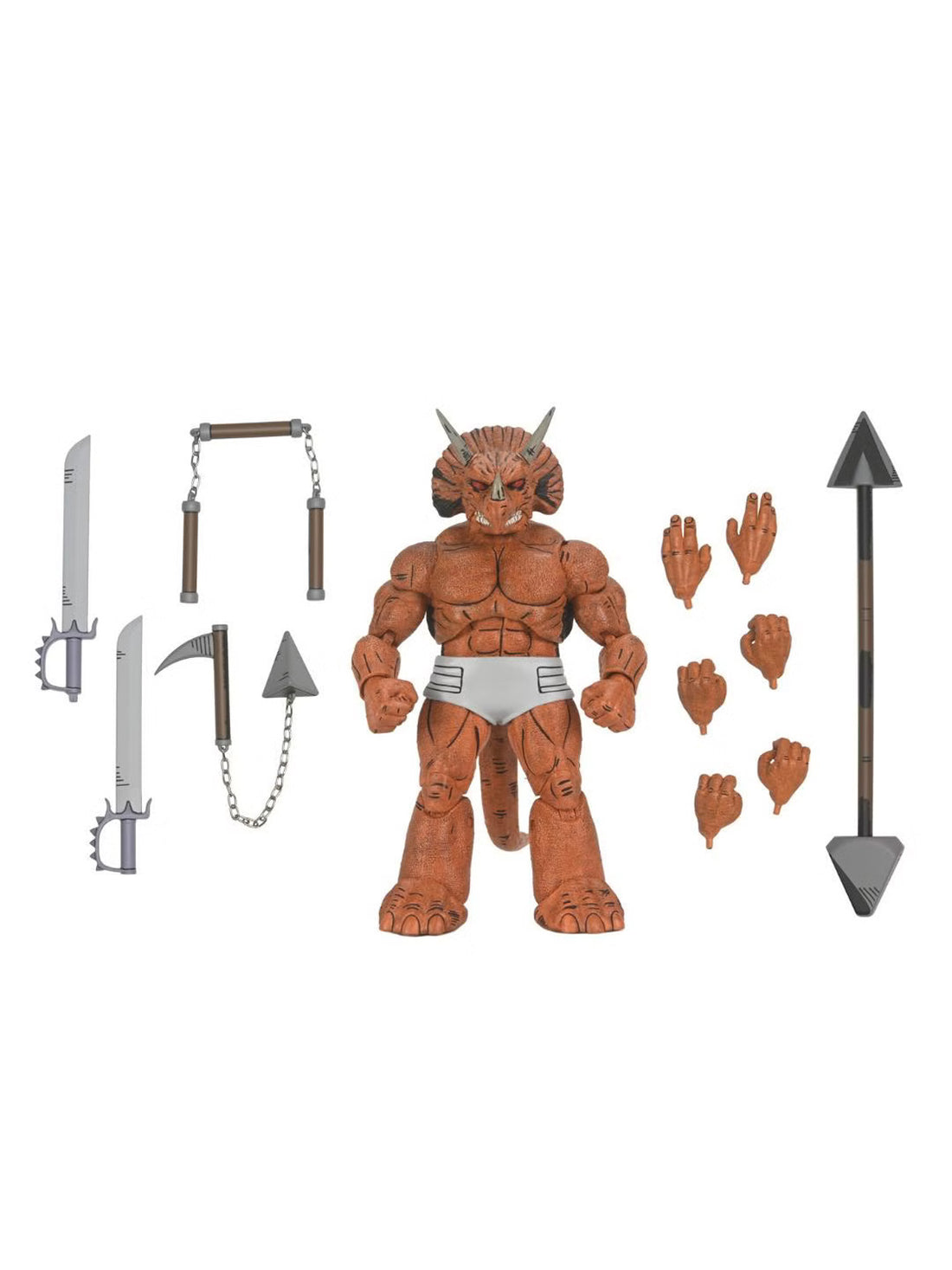 TMNT (MIRAGE COMICS) TRICERATON GLADIATOR - 7&quot; SCALE ACTION FIGURE