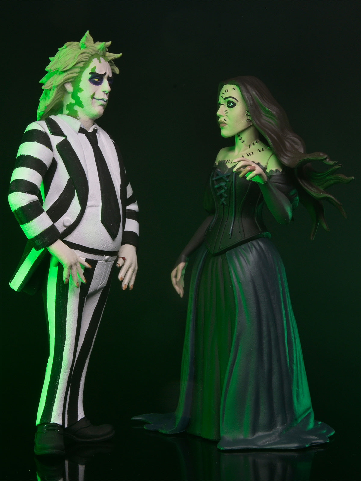 BEETLEJUICE BEETLEJUICE - TOONY TERRORS BEETLEJUICE &amp; DELORES 2 PACK - 6&quot; SCALE ACTION FIGURES