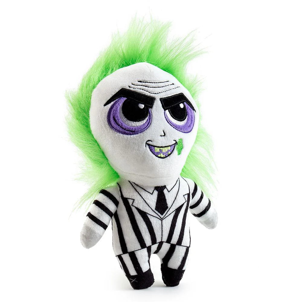 BUY NOW = BEETLEJUICE (SITTING) IN STRIPED OUTFIT - PLUSH PHUNNY | NECA ONLINE AU